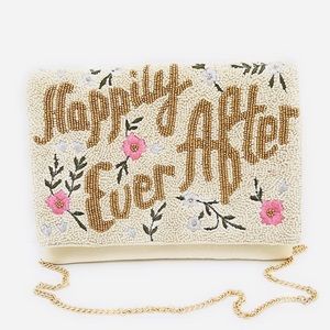 Happily Ever After Beaded Bridal Purse Bag